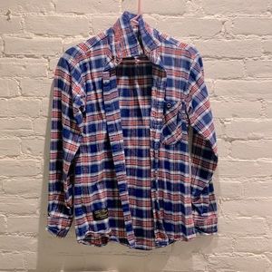 Vermont Flannel Patriot Color Button Up
